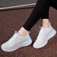 thumbnail image 5 of Zapatillas de tenis para caminar para mujer: zapatillas informales ligeras con espuma viscoelástica para gimnasio, viajes y trabajo, 5 of 5