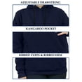 thumbnail image 3 of Galaxy By Harvic Womens Heavyweight Fleece Lined Pullover Hoodie (S-2XL), 3 of 7