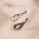 thumbnail image 4 of Pendientes para mujer, regalos para mujer, pendientes largos vintage de aguja con forma de gota de agua y diamantes, delicados pendientes de diamantes de imitación azules, pendientes dorados., 4 of 5