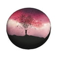 thumbnail image 3 of 14'' Pink Romantic Sunset Tire Cover, Universal Spare Wheel Covers, Dust-Proof, Water-Proof, Sun-Proof and Corrosion-Proof, 3 of 9