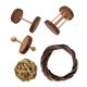 thumbnail image 2 of Juego de Juguete de Conejillo de , Conejo de Madera , , Chinchilla, Juguete para Masticar, Accesorios para Hámster, para Masticar Salvador Dali Juguetes de madera para hámster, 2 of 8