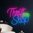 thumbnail image 2 of Handmadetneonsign Thrift Shop Neon Sign, Thrift Shop Wall Art Decor, Open Shop Store Wall Decor, 2 of 5