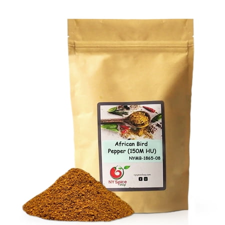 NY SPICE SHOP African Bird Pepper 150 MHU - African Birds Eye Chili Powder - 8 oz.