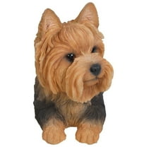 Hi-Line Gifts 8" Yorkshire Terrier Lying Down Outdoor Garden Statue