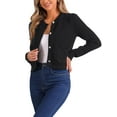 thumbnail image 4 of INSPIRE CHIC Button Down Cardigan for Women's with Pockets Crew Neck Knit Cardigan Sweater, 4 of 4