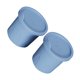 thumbnail image 1 of Wosthever Molde hueco para cubitos de hielo de silicona de grado maternal, bandeja de hielo sellada con tapa, 2 piezas Azul, 1 of 6