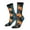 2 Black-1, variant on Owls In Cartoon Style Print Adult Socks for Men & Women,Calf Socks, Ankle Socks,Boots Socks,Breathable Casual Sock,Unisex Crew Socks