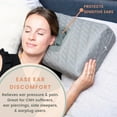 Mini Ear Piercing Pillow for Side Sleepers Ear Pillow with Ear Hole