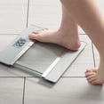 thumbnail image 5 of InstaTrack 11.8" x 11.8" Digital Glass Body Weight Scale with Body Fat/BMI Monitoring, Clear, 5 of 7