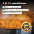 thumbnail image 5 of Titanium Pan, 2026 Upgrade to 100% Non-toxic Titanium Pan, 12" Non Stick Chemical-Free, Extreme Heat-Resistant & Lasts a Lifetime (11.81in, With Lid), 5 of 8