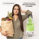 thumbnail image 4 of Carrito Plegable Multifuncional Queen Sense Ideal Para Mandado Supermercado Con Bolsa De Lona Color Verde, 4 of 6