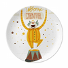 Clown Head Happy Carnival Of Venice Plate Decorative Porcelain Salver Tableware Dinner Dish