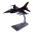 thumbnail image 1 of figatia 1/100 Alloy F16D Plane Model Airplane Model Fighter Aircraft for Bar Bedroom, 1 of 9