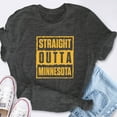 thumbnail image 6 of EcoLoom Straight Outta Minnesota Short Sleeve Unisex T Shirt, 6 of 6