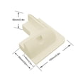 thumbnail image 2 of IFANLANDOR 4Pcs Set Solar Panel Stand for Rv Marine Flat Roof Van White High Grade Material 15 X 9 X 6 In, 2 of 8