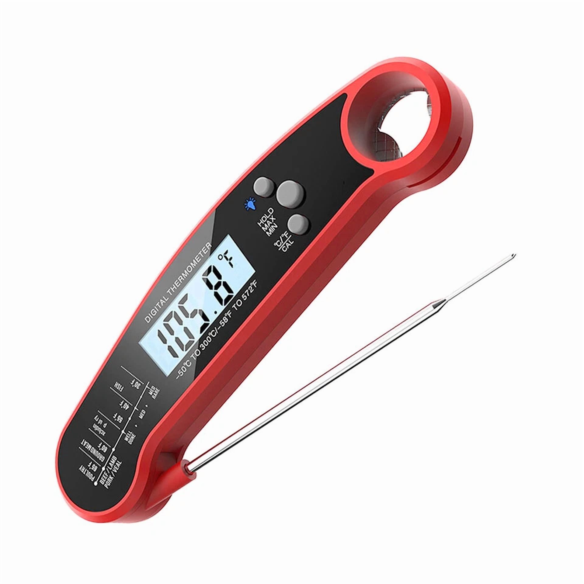 Meat Food Thermometer Digital Fast Instant Read For Cooking Bbq Grill Kitchen