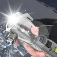 thumbnail image 1 of Suncoda Lampe Portative, Lampe de Poche Marteau Multifonction pour Casser les Fenêtres Éclairage d'Urgence Extérieur Lumière Portable Rechargeable, 1 of 7