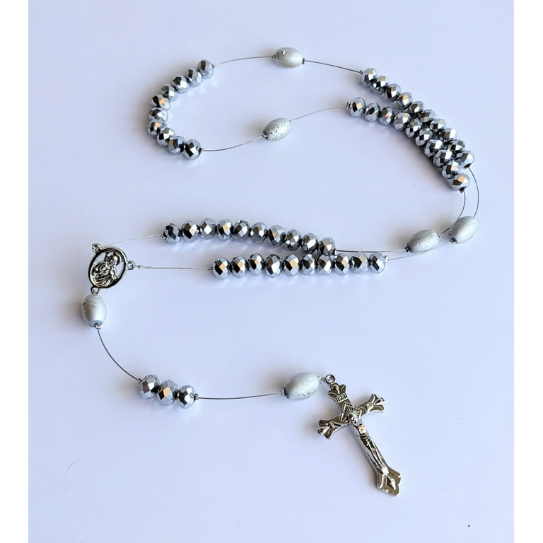 Rosary Making Supplies, Necklace Making Kit, Catholic First Communion  Sacrament Prayer Kit, Birthday Christmas Gift for Beader, 1 Kit 
