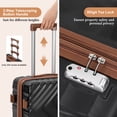 thumbnail image 5 of Rosamo 5 Piece 20/24/28 Inch Hardside Luggage Set, Expandable Suitcase with Spinner Wheels & TSA Lock, Carry on Luggage Set with Travel Bags, 5 of 10