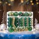 thumbnail image 3 of Juego de 150 Bolas Navideñas Galvanizadas para 2025, 3 of 5