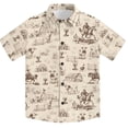 thumbnail image 2 of Button Down Shirts for Boys Short Sleeve Western Farm Animal Print Casual Top Daily Party Vacation Wear, 2 of 7