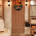 thumbnail image 4 of Zatoumnr Artificial Autumns Wreath Decorations Front Door With Maple Leaf, Harvests Front Door Wreath With Pumpkin Acorns Berries, Halloween Wreath Party And Thanksgiving Holiday Supplies, 4 of 9