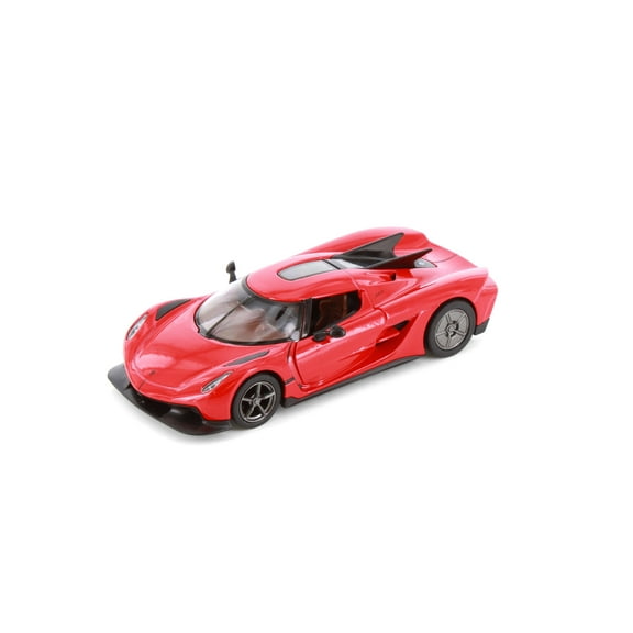 Koenigsegg Jesko Absolut, Red - Kinsmart 5473D - 1/36 Scale Diecast Model Car