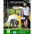 thumbnail image 2 of Botella de agua para perros SwSun Sun Dog 2 en 1, 2,3 L, verde, 2 of 9