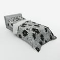 thumbnail image 3 of Ambesonne Vintage Bedding Set 4 Pcs, Flowers Bridal Floral, Queen, White Black, 3 of 3