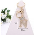 thumbnail image 2 of LINLIN Letter Keychain,Decorative Keychain,Name Keychain Initial Gold 26 Letters A-Z Pendant Handbag Bag Decoration Gifts, 2 of 2