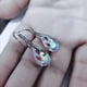 thumbnail image 5 of Pendientes joya transparentes de moda pendientes de cristal pendientes de tendencia en color, 5 of 6