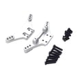 thumbnail image 1 of Soportes de torres de choque Metal, accesorios de bricolaje para 12401 12402-a 1/12, modelo , camiones, vehículos, coche , Plata, 1 of 8