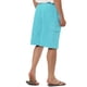 thumbnail image 3 of Pantalones cortos de verano para hombres INSPIRE CHIC para el Día del Padre, con cordón elástico en la cintura, sólidos, para la playa y la natación, 34 Azul claro, 3 of 6