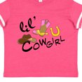 thumbnail image 4 of Inktastic Lil' Cowgirl Girls Toddler T-Shirt, 4 of 5