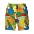thumbnail image 4 of Lsque Mens Swim Trunks German Shepherd Dog Pattern - Bathing Suit Compression Liner - Beach Swim Shorts Swimwear - (S-3XL) - Stretch Quick Dry -3X-Large, 4 of 9