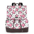 thumbnail image 1 of Balery Rose Flowers Mochila de Cuero para Mujeres, Gran Capacidad, Bolsa de Viaje Multifuncional, Mochila de Cuero y Bolsa de Hombro para Mujeres, 1 of 4