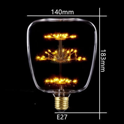 

Toyella Gypsophila Bulb Energy-saving LED Decorative Art Light Source Jar 2300K warm yellow