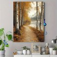 thumbnail image 4 of Qisvanset 12x16 Inch 2D Flat Framed Canvas Art, Watercolor Nativity Scene Jesus Holiday Religious Home Wall Decor, 4 of 5