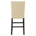 thumbnail image 5 of Pemberly Row Modern 26.5" Bonded Leather Counter Stool in Cream, 5 of 8