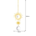 thumbnail image 3 of Decoración 4 Uds. Colector de luz colgante de cristal para jardín al aire libre, colgante de carillón de viento para pared, 3 of 4