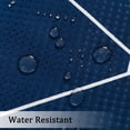 thumbnail image 4 of KSEERBABALL Navy Blue Ombre Polyester Shower Curtain, 72" x 84", 4 of 5