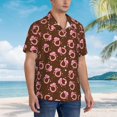 thumbnail image 3 of Susaid Cool Cowgirl Print Short Sleeve Shirts Button Down Casual Shirts Summer Beach Aloha Button Down Short Sleeve for Men ,Medium, 3 of 7