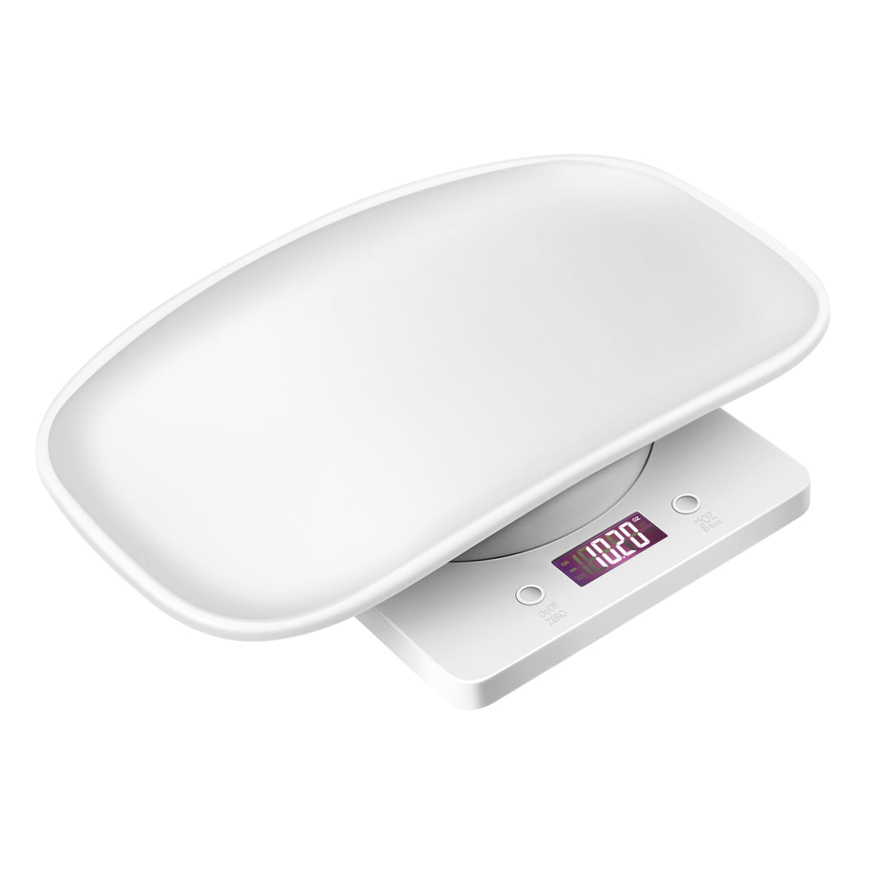UPKOCH 1Pcs Kitten Scale Portable White Rectangular for Friends of Pet Owners