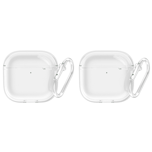 Funda Protectora Transparente Con Mosquetón TPU Cover para Apple Airpods 4 (2024)