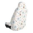 thumbnail image 2 of Naloa Elephants And Giraffes Car Seat Covers Universal Front Seat Coves for Car Accessories ,Padded Car Covers for Automotive, SUV, Truck, and Van, 2 of 5