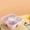 Pink, variant on Wheat Straw 5‑Compartment Divided Bento Container, Reusable Meal‑Prep Box with Clear Visible Lid, Lightweight Stackable Portable Food Storage Tray for Home Office, Outdoor Picnic and Daily Use