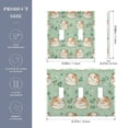 thumbnail image 3 of Dailycode Light Switch Plate Covers 2 Gang Wall Plate Plastics Outlet Covers for Kitchen Home Office Decor Cute Hamster and Leaf, 3 of 8