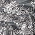 thumbnail image 7 of Ambesonne Dahlia Valance & Curtain, Blooms Beauty Herbs Floral, 55"x36", Grey Black and Coconut, 7 of 7