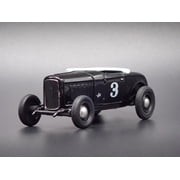 Open Box 1932 32 FORD ROADSTER HOT ROD BLACK 164 SCALE DIORAMA DIECAST MODEL CAR