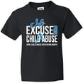 thumbnail image 3 of Inktastic No Excuse for Child Abuse April Child Abuse Prevention Month Youth T-Shirt, 3 of 5